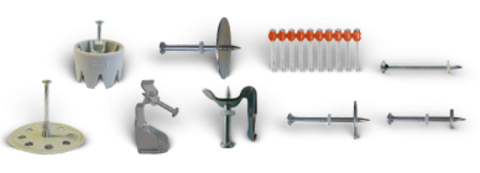 KDH Bossong powder actuated single nails with magazine and with washer